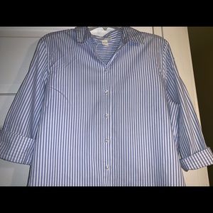 A Nice Button Down/ Collard Stripped Shirt